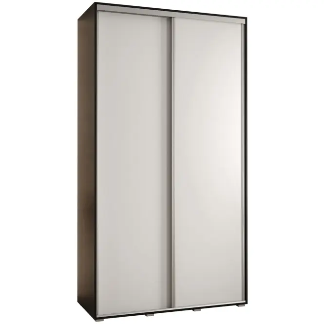 Skriňa 45 Canaris 1 130 čierna/biela/silver