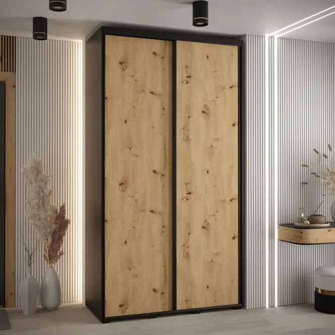 Skriňa 45 Canaris 1 140 čierna/artisan/čierna