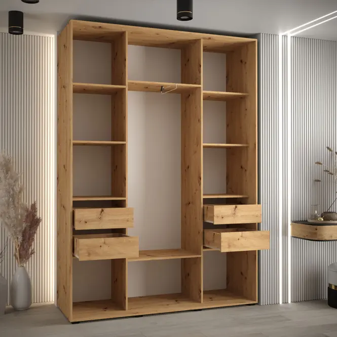 Skriňa 45 Canaris 1 180 artisan/čierna