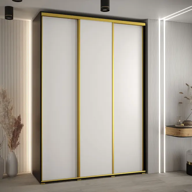Skriňa 45 Canaris 1 190 čierna/biela/gold