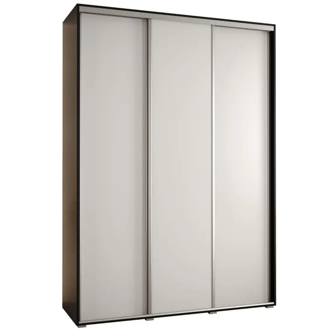 Skriňa 45 Canaris 1 190 čierna/biela/silver