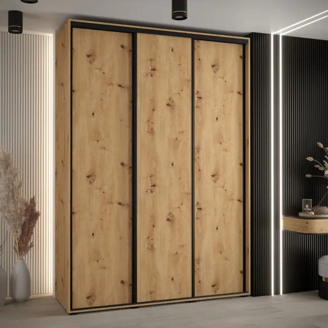 Skriňa 45 Canaris 1 200 artisan/čierna