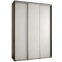 Skriňa 45 Canaris 1 200 čierna/biela/silver