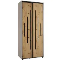 Skriňa 45 Canaris 12 100 biela/artisan/čierna