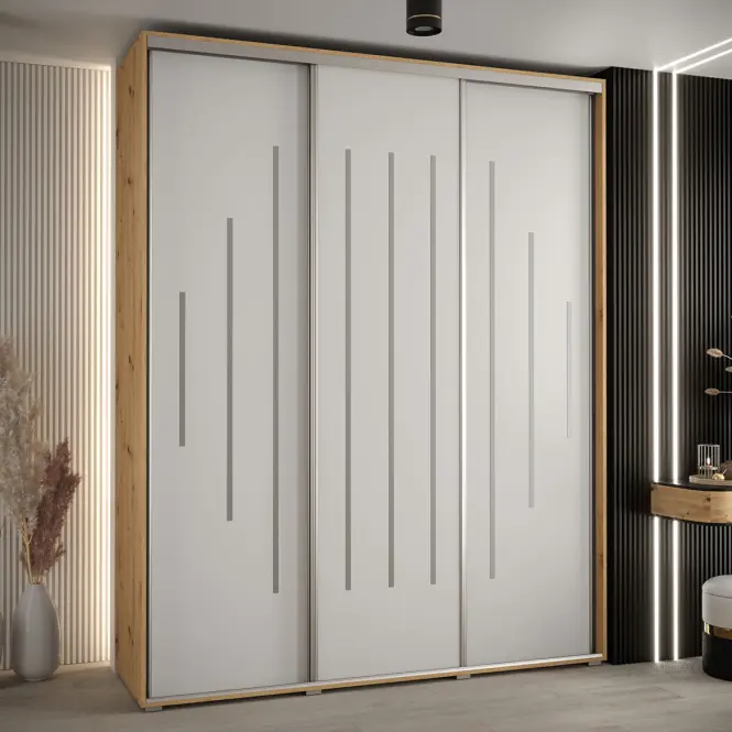 Skriňa 45 Canaris 12 190 artisan/biela/silver