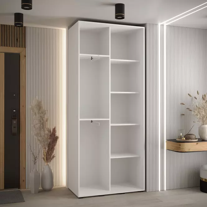 Skriňa 45 Canaris 3 120 biela/artisan/čierna