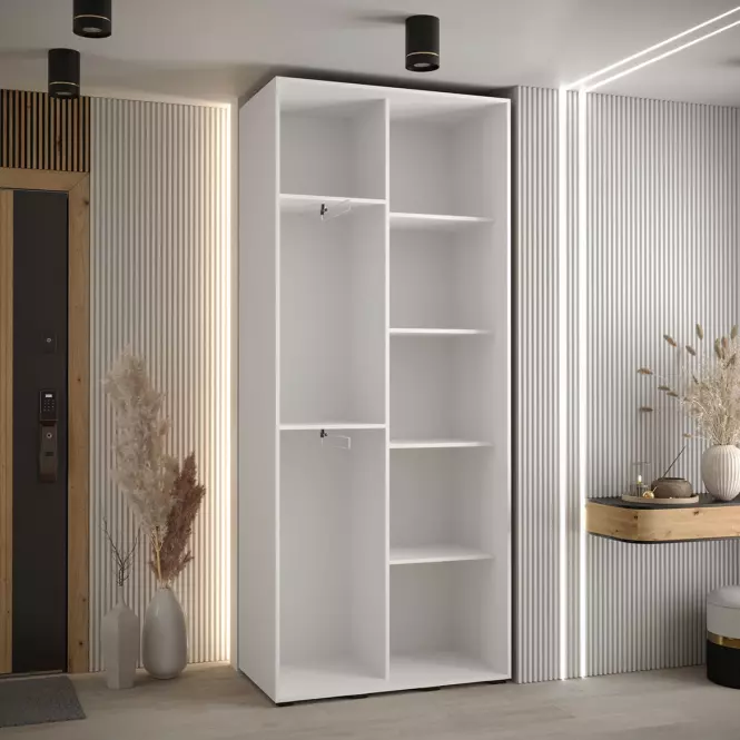 Skriňa 45 Canaris 3 120 biela/čierna/čierna