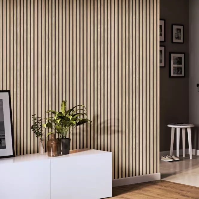 Dekoratívny obklad stien PVC MOTIVO Light Lamella
