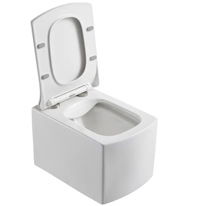 Závesná misa SOLU rimless  s voľne padajúcou doskou,2