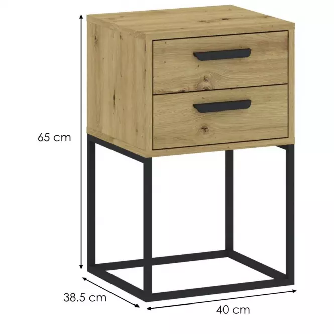 Nočný stolík 2S-40 artisan,2