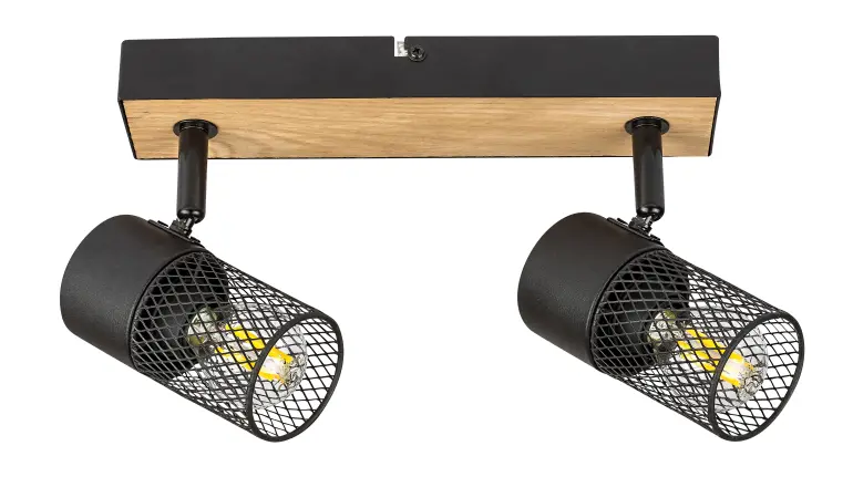 Stropné bodové svietidlo METTA E14 2XMAX 40W LS2