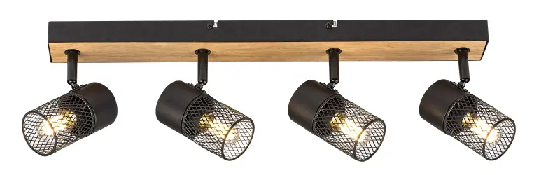 Stropné bodové svietidlo METTA E14 4XMAX 40W LS4