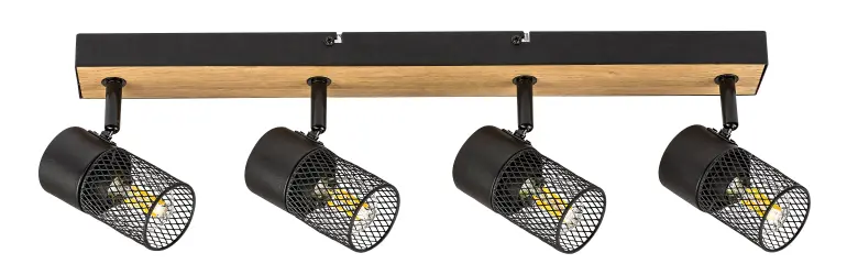 Stropné bodové svietidlo METTA E14 4XMAX 40W LS4