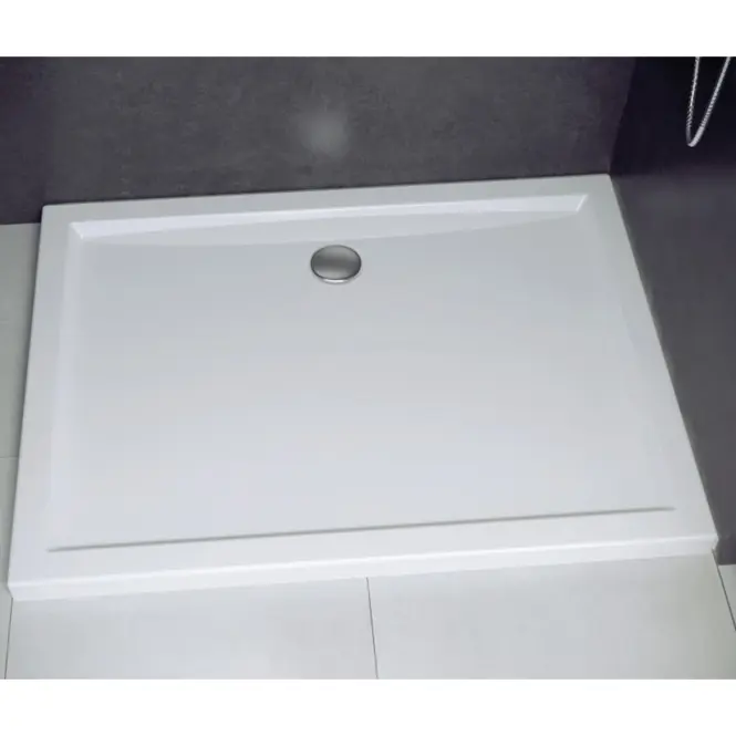 Obdĺžniková sprchová vanička Alpina Slimline 120/90/3
