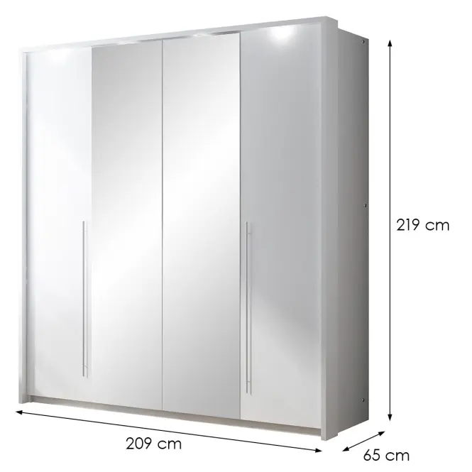 Skriňa Brema 210 biely
