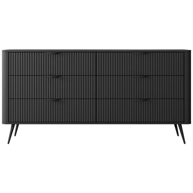 Komoda Lante B 163 6S black