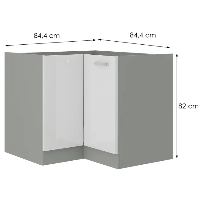 Skrinka Do Kuchyne Bianka 90x90 Nd 2f Bb