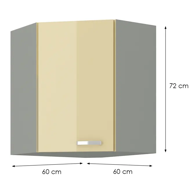 Skrinka do kuchyne KARMEN 60X60 GN-72 2F (45°)