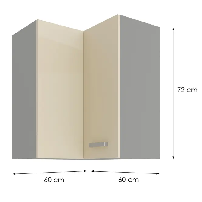 Skrinka do kuchyne KARMEN 60X60 GN-72 2F (90°)
