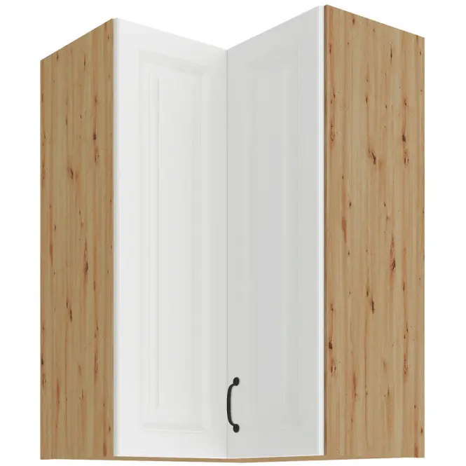 Skrinka do kuchyne STILO biely/ARTISAN 60X60 GN-90 2F (90°)