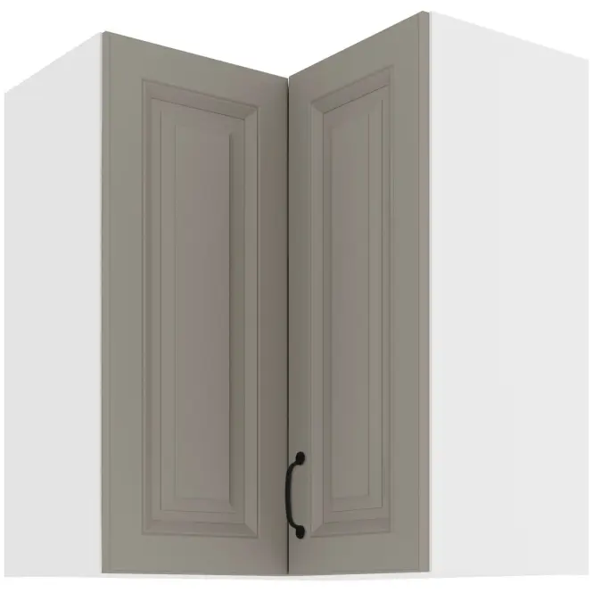 Skrinka do kuchyne STILO CLAYGREY/biely 60X60 GN-72 2F (90°)