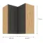 Skrinka do kuchyne STILO GRAFIT/ARTISAN 60X60 GN-72 2F (90°),2
