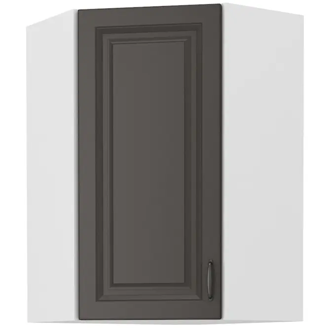 Skrinka do kuchyne STILO GRAFIT/biely 60X60 GN-90 1F (45°)