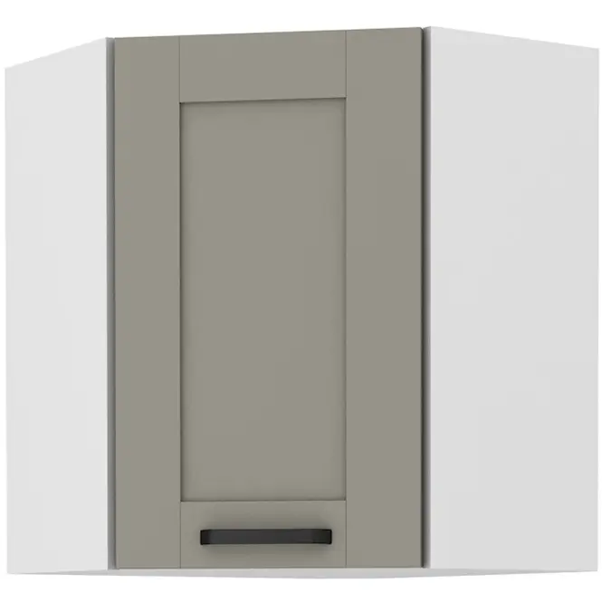 Skrinka do kuchyne LUNA CLAYGREY/biely 60X60 GN-72 2F (45°)
