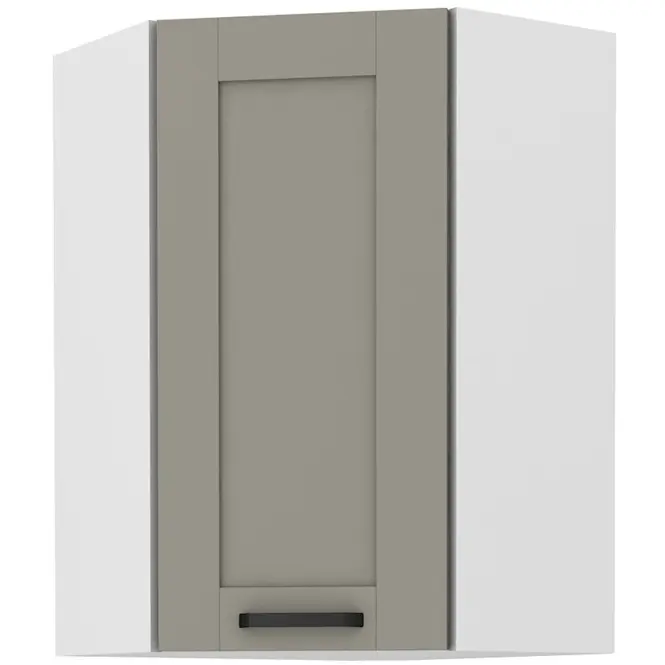 Skrinka do kuchyne LUNA CLAYGREY/biely 60X60 GN-90 1F (45°)