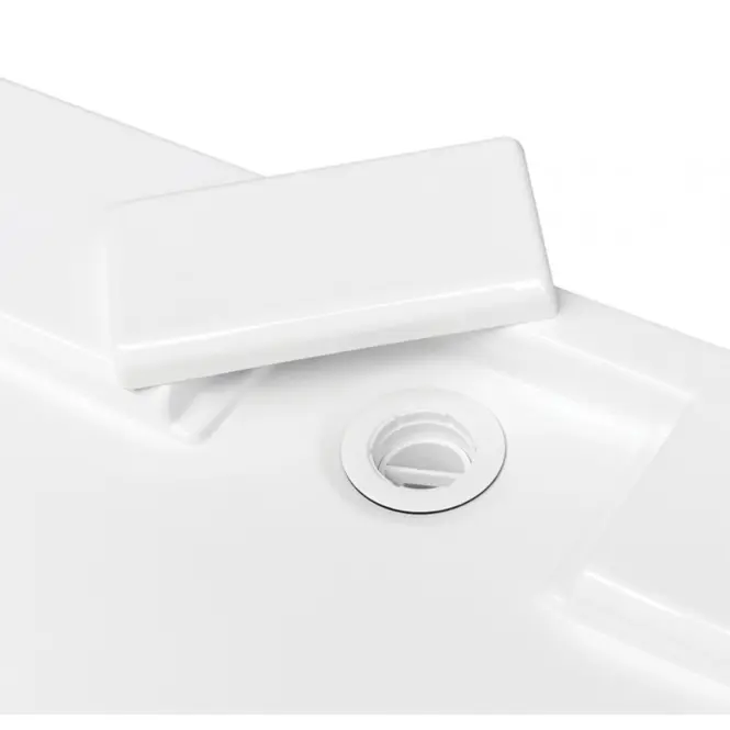 Vanička obdĺžniková Axim Ultraslim 130x90 biela