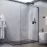 Sprchová stena Walk-In Pik 90x195 black