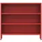 Regál kovový nízky Luca Modern Red,3
