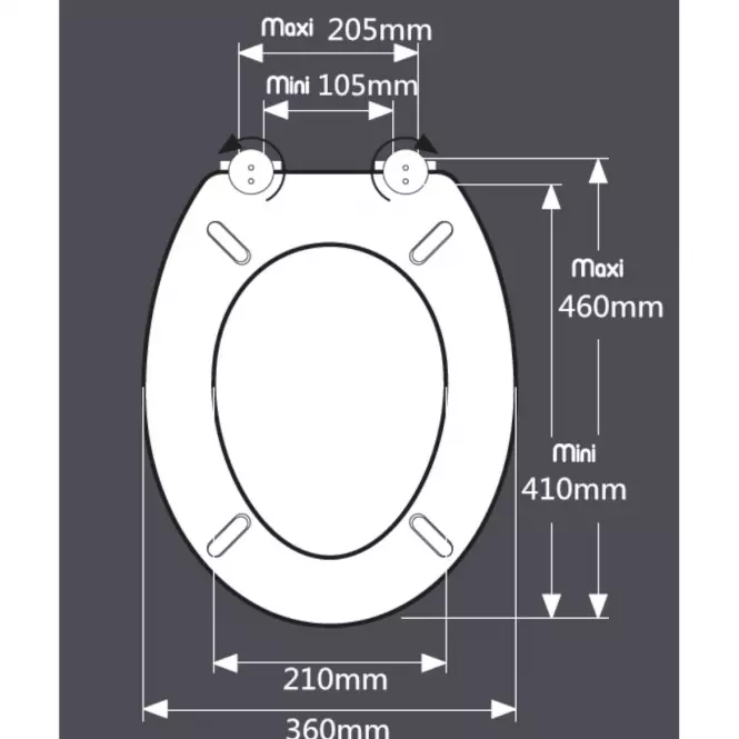 WC Doska Mušle,5