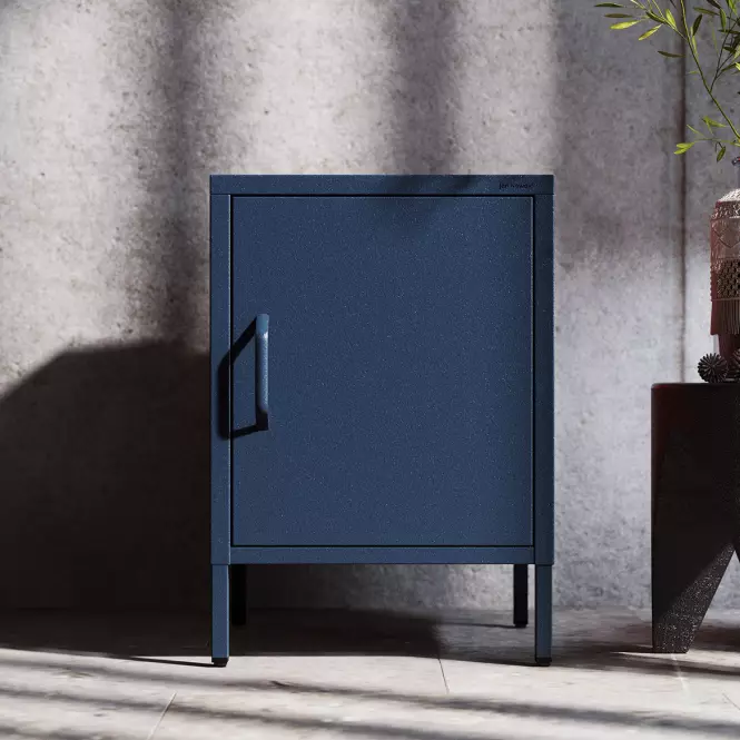 Nočný Stolík Kovový Mia Modern Dark Blue,5