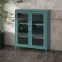 Vitrína Kovová Gina Modern Sea Green,5