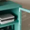Vitrína Kovová Gina Modern Sea Green,8