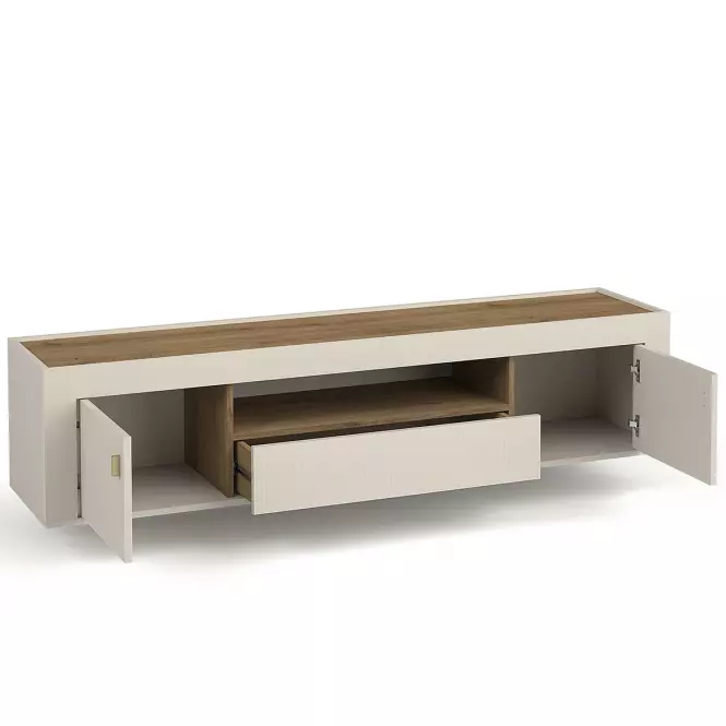 TV Stolík Mossa M08 2D1S dub whisky/cashmere
