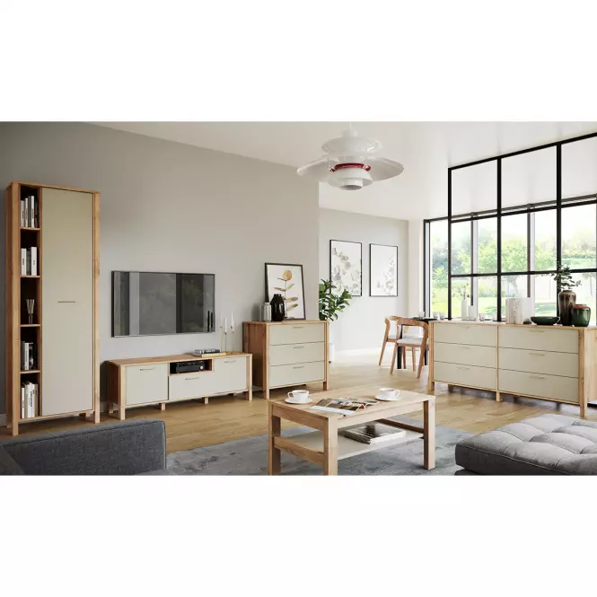 Regál Indygo R1D dub wotan-beige
