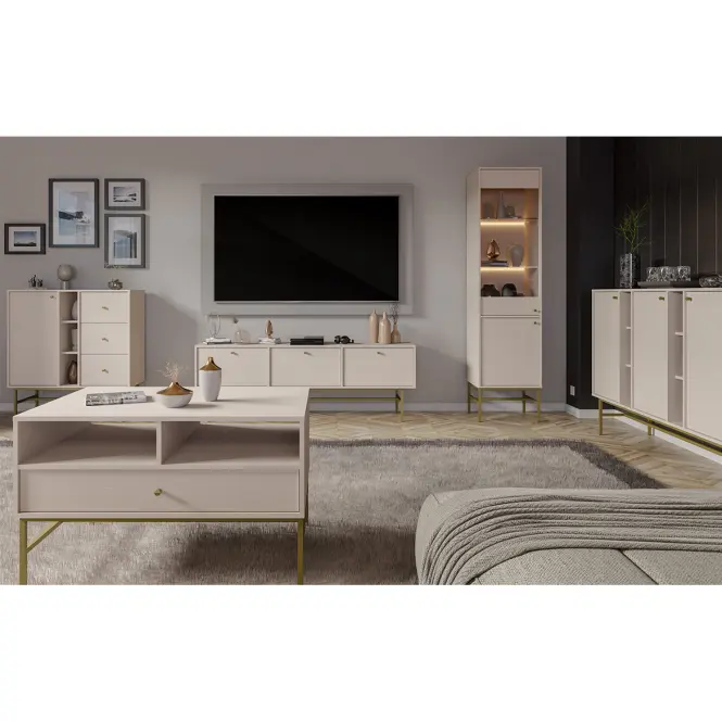 Komoda Tokyo 3  1F 3S pieskovo béžová 824,18