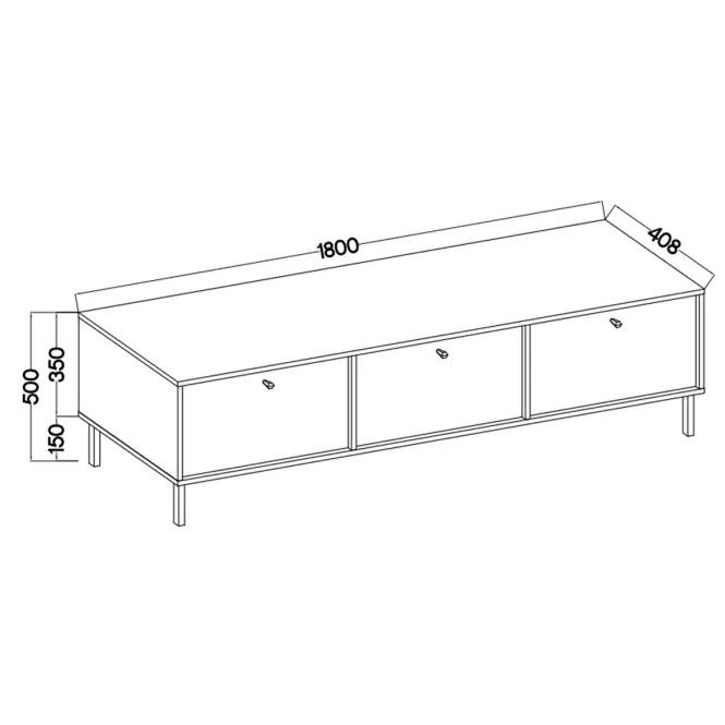 TV Stolík Tokyo 2 3K eukalyptus 303,3