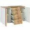Komoda Wood 03 130 biela/wotan,3