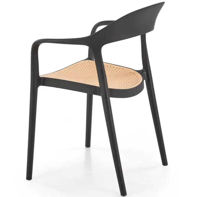 Stolička K530 čierna/prírodné,6