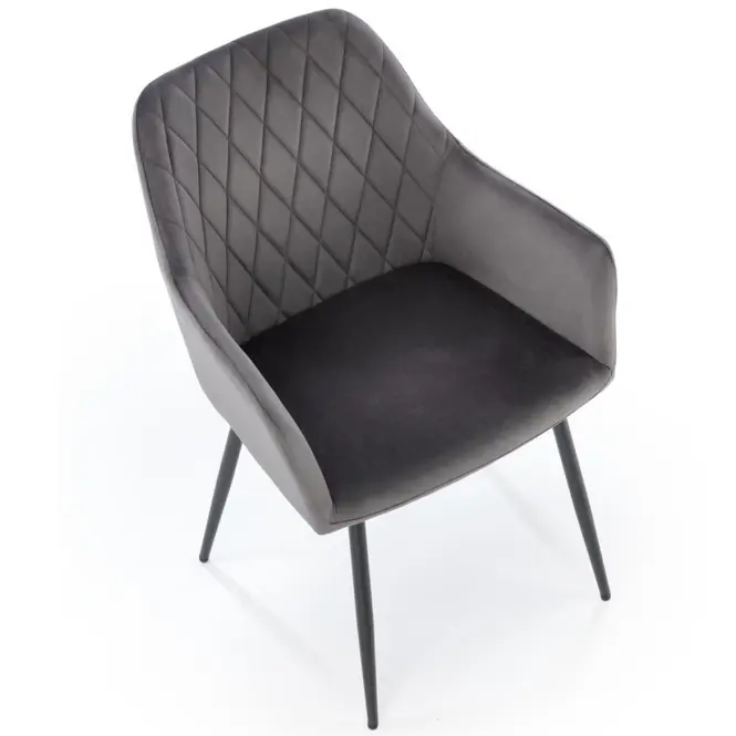 Stolička K558 sivá,6