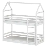 Posteľ Domček Axel 80x160 biela