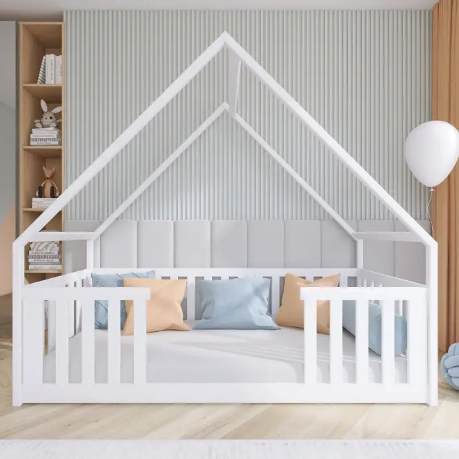 Posteľ Domček Bee 80x180 biela