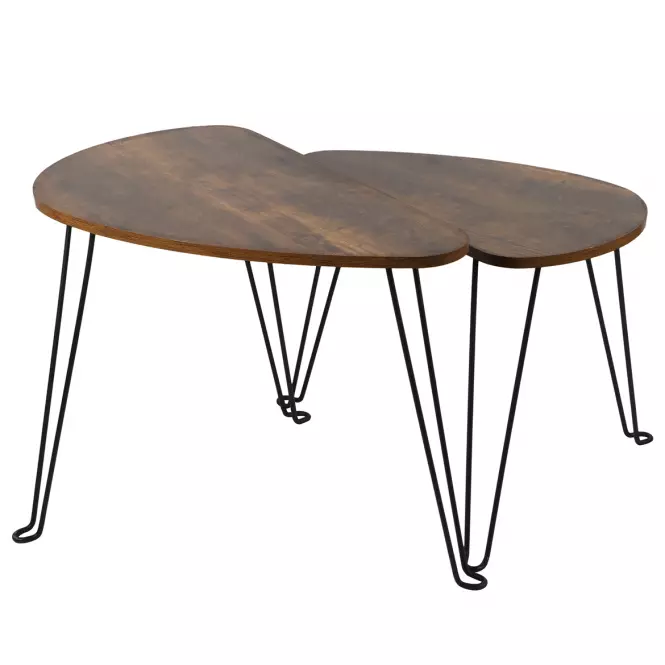 Sada Stolíkov Loft 8621 E dark vintage wood,4