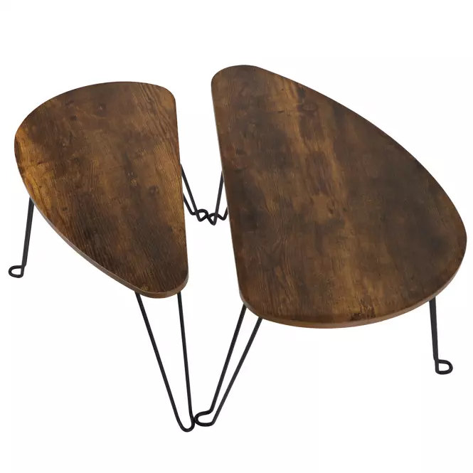 Sada Stolíkov Loft 8621 E dark vintage wood,5