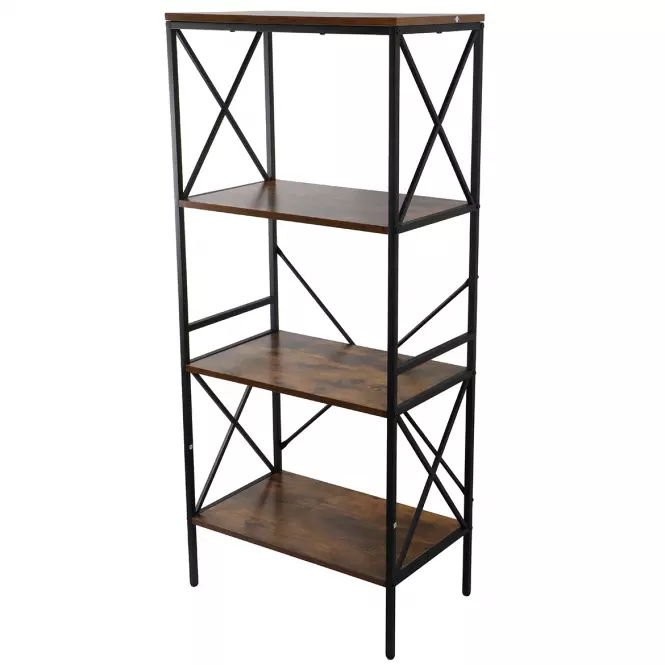 Regál Loft 8631 H dark vintage wood