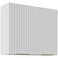 Kuchynská Skrinka Tuluza 80G-72 2F biely mat lamel