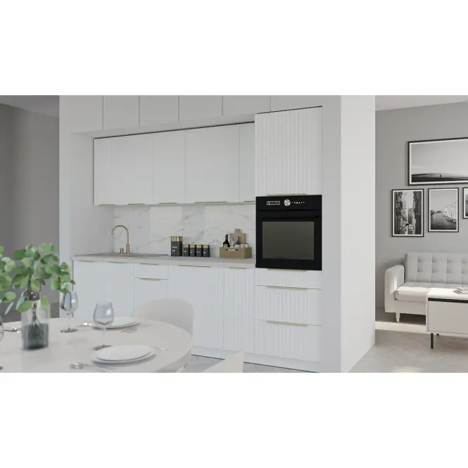 Kuchynská Skrinka Tuluza 60DPM-210 2F biely mat lamel